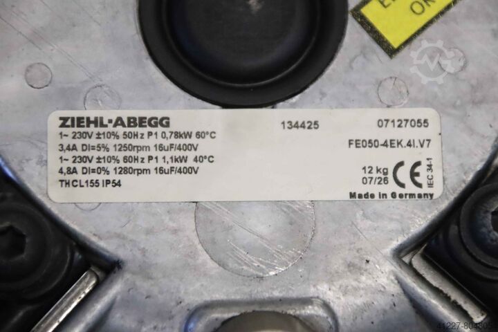 Wentylator osiowy 0,78 kW Ziehl-Abegg FE050-4EK.41.V7