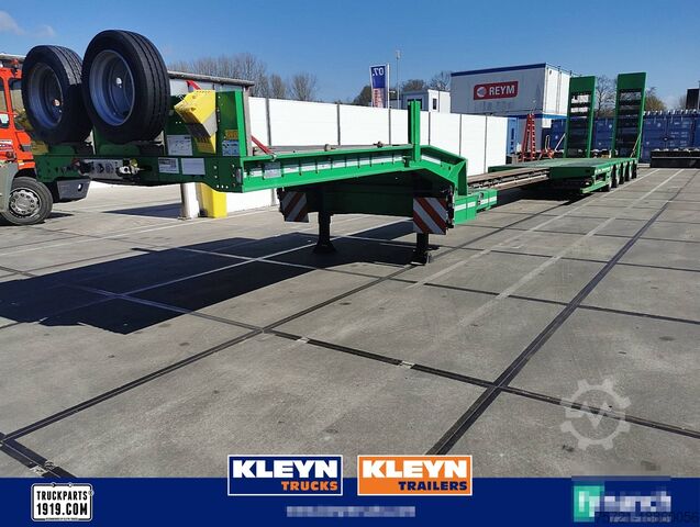 Dieplader FAYMONVILLE 4 AXLE LOW BED EXTENDABLE RAMPS