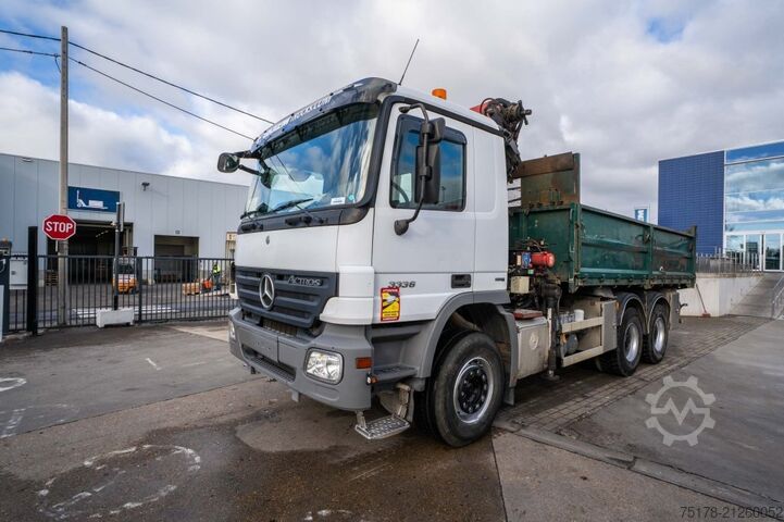 Kipper met kraan MERCEDES ACTROS 3336 K-E5-HMF 2220 K3