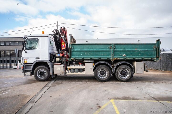 Kipper met kraan MERCEDES ACTROS 3336 K-E5-HMF 2220 K3