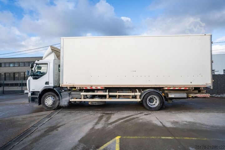Box body RENAULT PREMIUM 340 DXI // HAYON