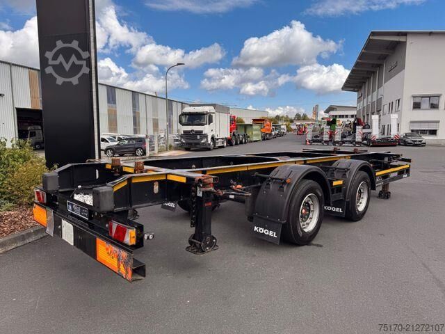 Container transportation Kögel ZW 18 Lafette SAF Achsen 15.910kg Nutzlast
