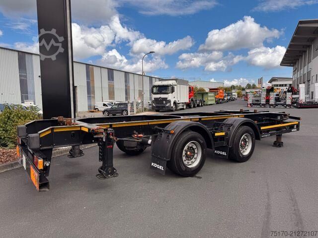 Container transportation Kögel ZW 18 Lafette SAF Achsen 15.910kg Nutzlast