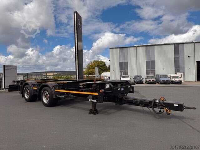 Container transportation Kögel ZW 18 Lafette SAF Achsen 15.910kg Nutzlast