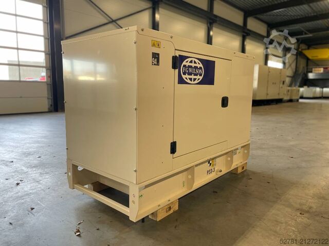 Tilslag FG Wilson P33-3 - 33 kVA Genset - 125L Tank - DPX-16003-66