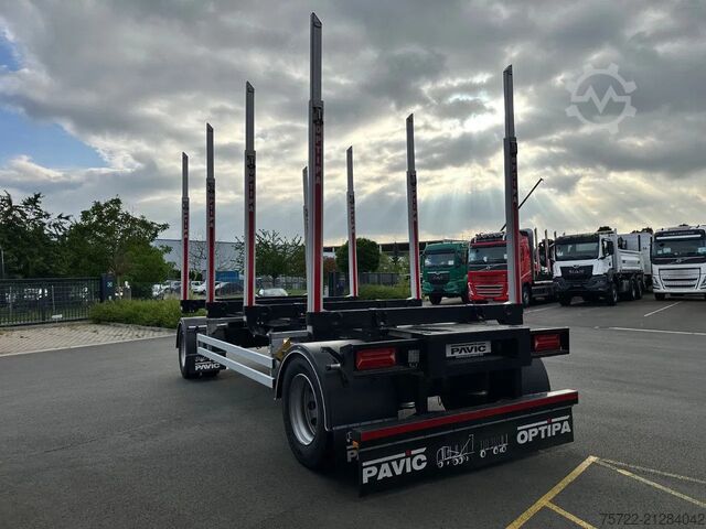 Timber transporter PAVIC HTA 20 66Z 2-Achs Kurzholz Schnellwechsel NEU H...