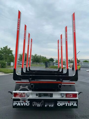 Přepravník dřeva PAVIC THTA 19 44Z/NEU/1.ACHSE ALS LIFTACHSE THTA 19 4...