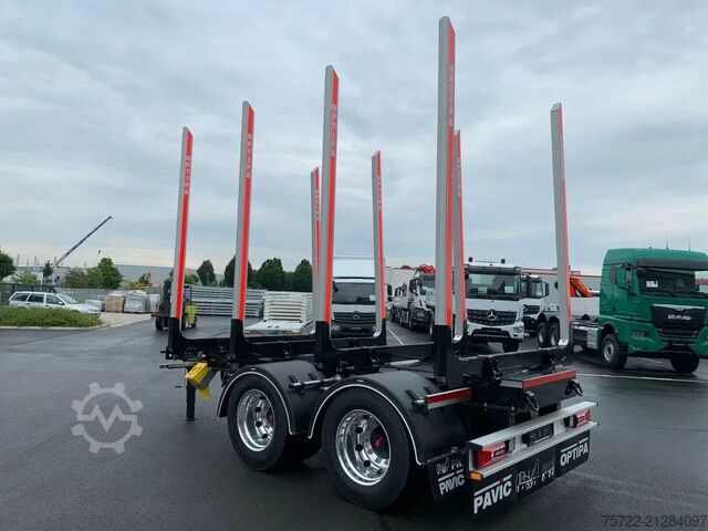 Přepravník dřeva PAVIC THTA 19 44Z/NEU/1.ACHSE ALS LIFTACHSE THTA 19 4...