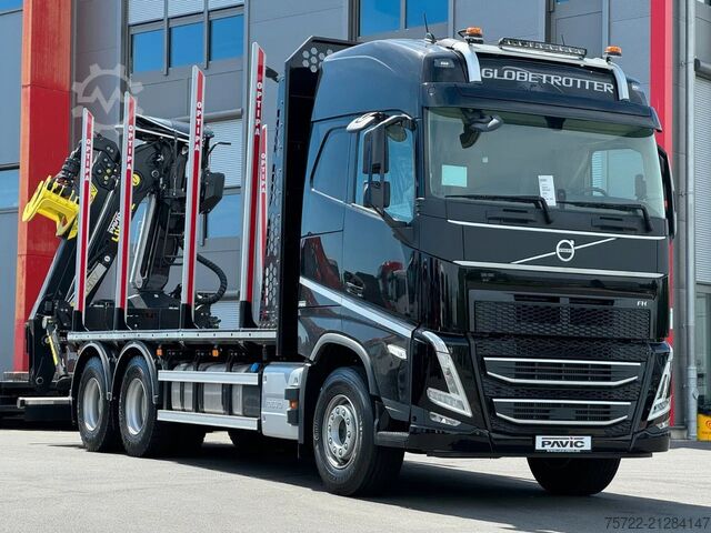 Timber transporter Volvo FH 540 BL 6x4 Plattform Kran Epsilon / TajfunLiv