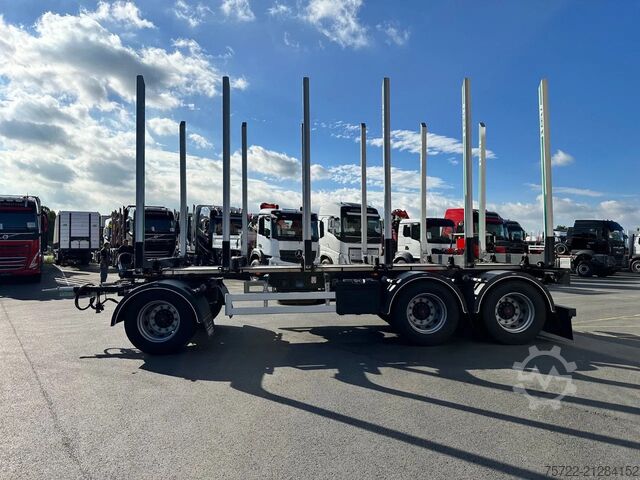 Přepravník dřeva PAVIC HTA 27 68Z Luft/Luft 3-Achser Zwilling Schemel ...