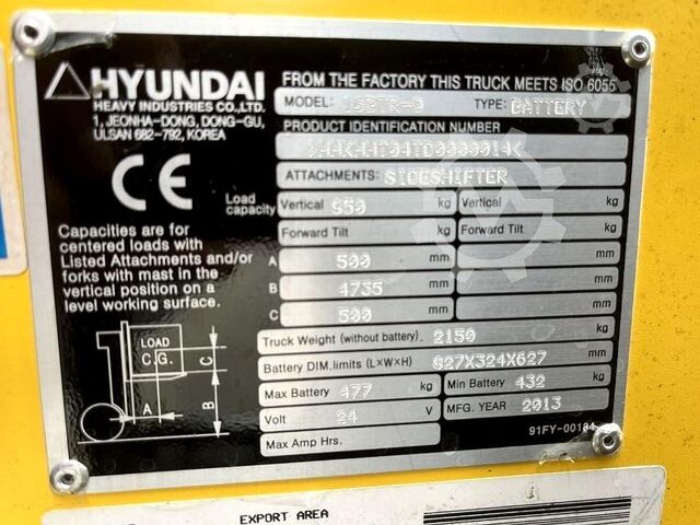  Hyundai 10BTR-9