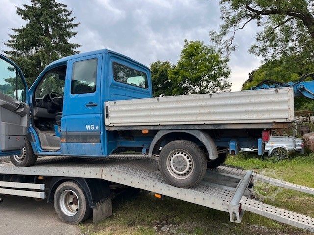 Pick-up skåpbil MERCEDES-BENZ Sprinter II Pritsche/DoKa 313 - MOTORSCHADEN -