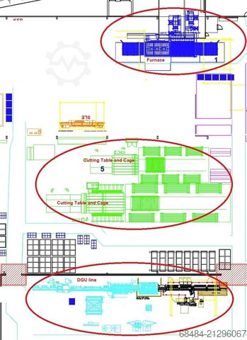 Taglio + doppio vetro + tempra Lisec + Glaston 2 x Cutting + 1 x IGU + 1 x Tempering