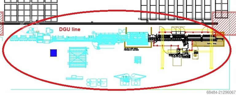 Taglio + doppio vetro + tempra Lisec + Glaston 2 x Cutting + 1 x IGU + 1 x Tempering