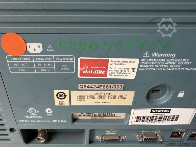 Sistem de măsurare Tektronix DPO 4032 Cyfrowy Oscyloskop 350 MHz 2,5 GS/s Sprawny Tektronix DPO 4032 Cyfrowy Oscyloskop 350 MHz 2,5 GS/s Sprawny