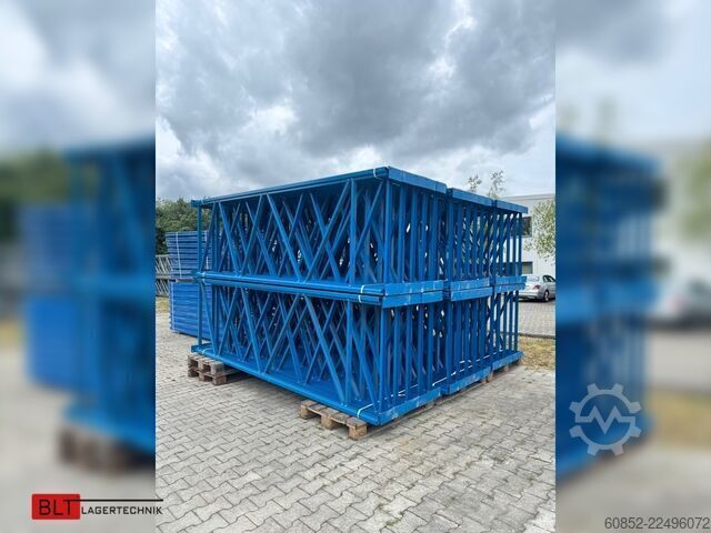 Zware stellingen, palletstellingen, hoogbouwstellingen Nedcon Rahmen 350 x 110  cm H: 350 cm, Palettenregal, Palette