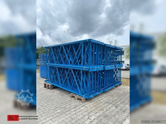 Zware stellingen, palletstellingen, hoogbouwstellingen Nedcon Rahmen 400 x 110  cm H: 400 cm, Palettenregal, Palette