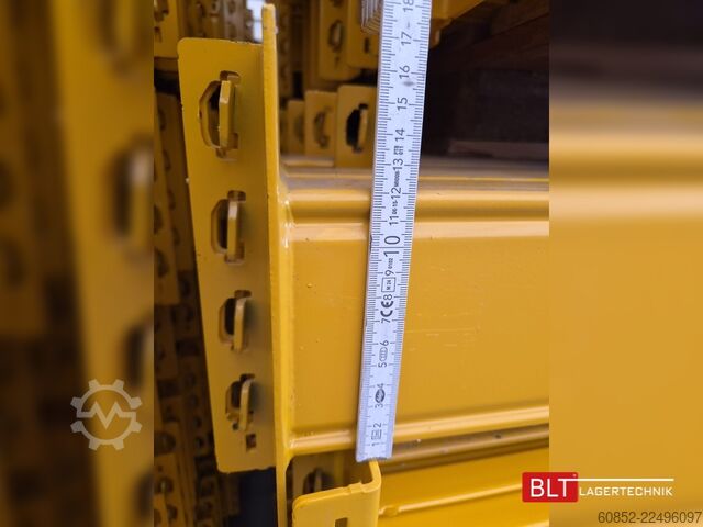 Nagy teherbírású polcos raklapállványok 14 lfm STOW Palettenregale, H: 1050cm Fachlast: 2250 kg, PNB0472, Regale