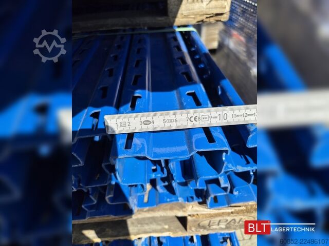 Nagy teherbírású polcos raklapállványok 14 lfm STOW Palettenregale, H: 690cm Fachlast: 2250 kg, PNB0472, Regale
