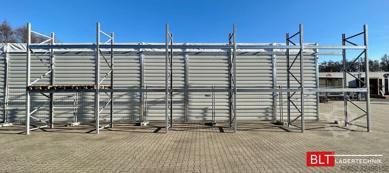 Pallereol 100 lfm. Palettenregale für Außenbereich H: 4,5m , 3000 kg Fachlast , FVZ
