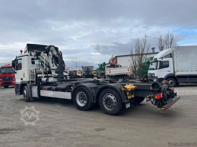Autolaadkraan MERCEDES-BENZ Actros 2541 L6x2 Abrollkipper mit Kran Funk+Grei