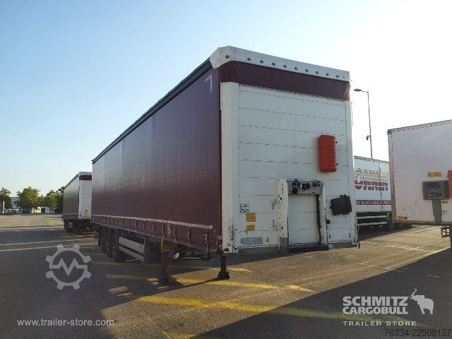 Ανοιχτό ημιρυμουλκούμενο με μουσαμά Schmitz Cargobull Semitrailer Curtainsider Standard Hayon