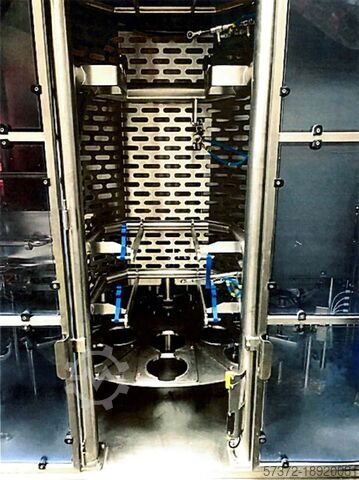 Vollautomatische Becherfüll- und Verschließanlage Grunwald ROTARY 6000 E