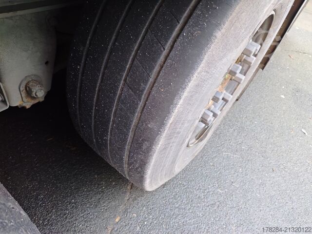 Open semitrailer with tarp Schmitz Cargobull S01 QuickSlide Liftachse Palettenanschl