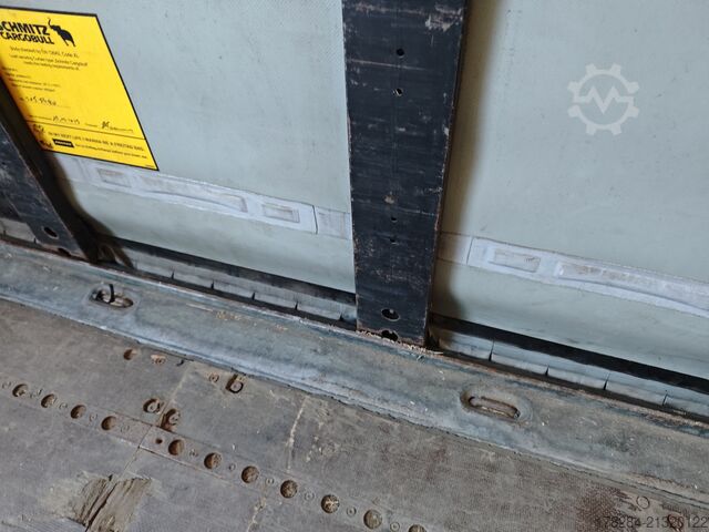 Open semitrailer with tarp Schmitz Cargobull S01 QuickSlide Liftachse Palettenanschl