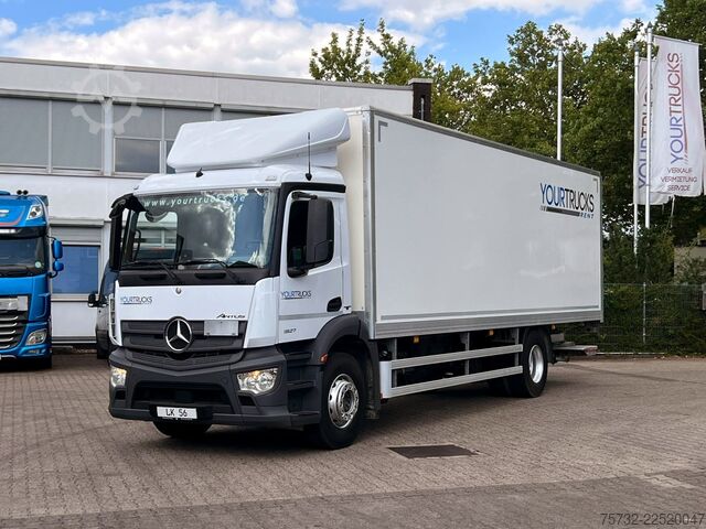 Camião de caixa fechada Mercedes-Benz Antos 1827 E6 Koffer 8,5m LBW S.Tür 713.000 km