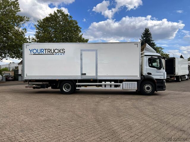Camião de caixa fechada Mercedes-Benz Antos 1827 E6 Koffer 8,5m LBW S.Tür 713.000 km