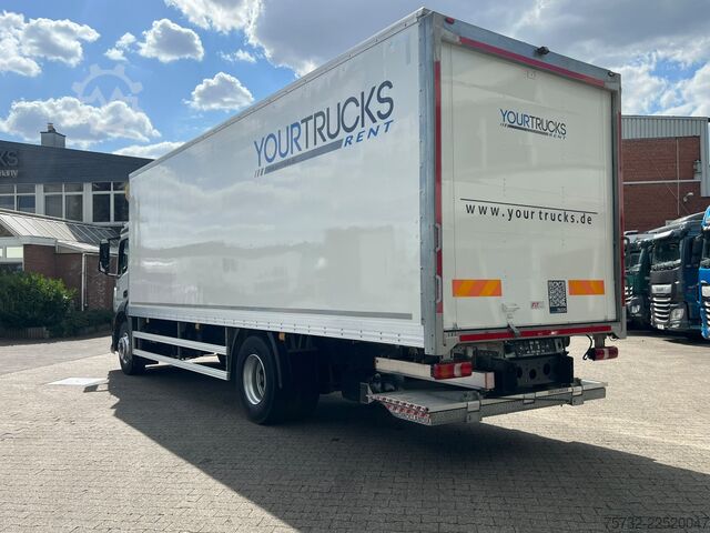 Camião de caixa fechada Mercedes-Benz Antos 1827 E6 Koffer 8,5m LBW S.Tür 713.000 km