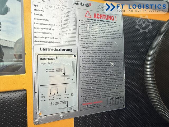 Empilhadeira lateral Baumann GX 70.50 / 14-11,5 / DIESEL / POSITIONER