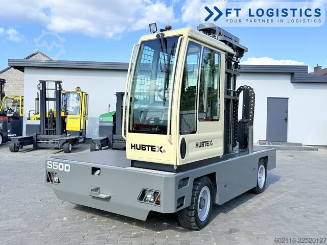 Sidelæsser gaffeltruck Hubtex S50D TRIPLEX 6300 FREE-LIFT PLATFORM1600