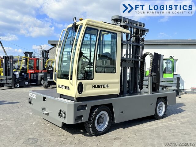 Sidelæsser gaffeltruck Hubtex S50D TRIPLEX 6300 FREE-LIFT PLATFORM1600