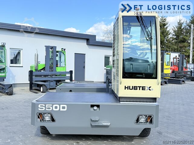Sidelæsser gaffeltruck Hubtex S50D TRIPLEX 6300 FREE-LIFT PLATFORM1600