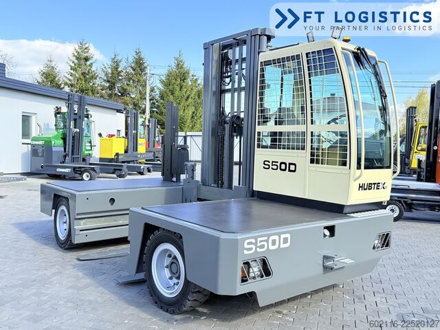 Sidelæsser gaffeltruck Hubtex S50D TRIPLEX 6300 FREE-LIFT PLATFORM1600
