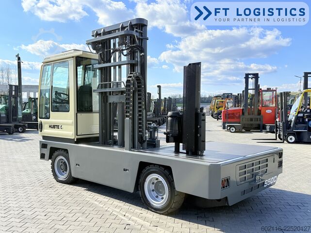 Sidelæsser gaffeltruck Hubtex S50D TRIPLEX 6300 FREE-LIFT PLATFORM1600