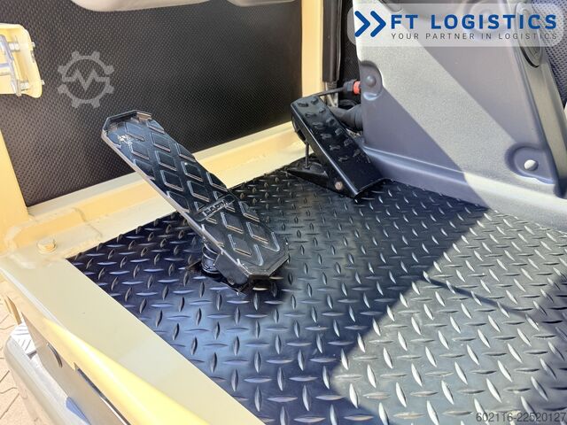 Sidelæsser gaffeltruck Hubtex S50D TRIPLEX 6300 FREE-LIFT PLATFORM1600