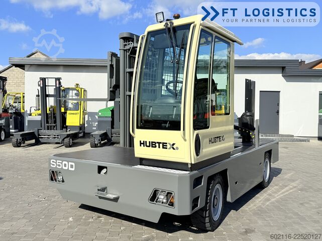 Sidelæsser gaffeltruck Hubtex S50D TRIPLEX 6300 FREE-LIFT PLATFORM1600