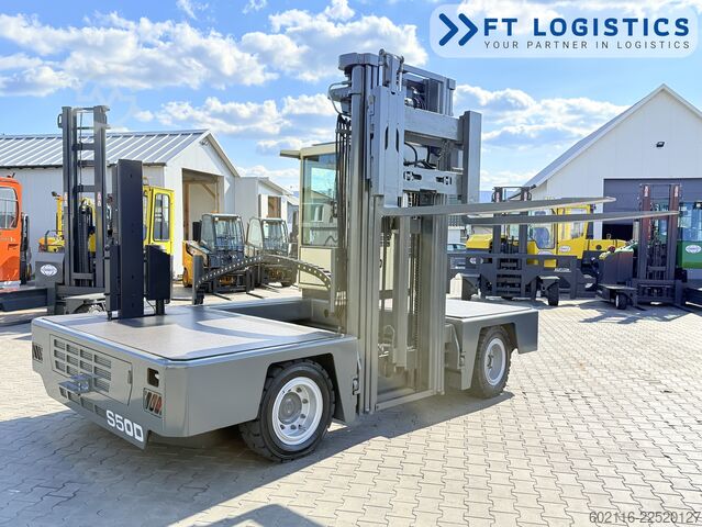 Sidelæsser gaffeltruck Hubtex S50D TRIPLEX 6300 FREE-LIFT PLATFORM1600