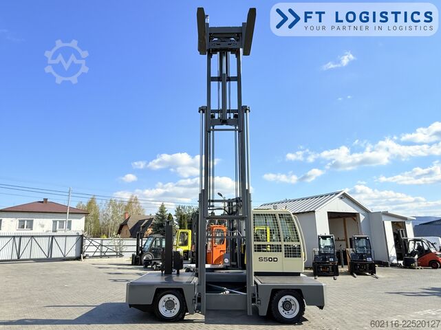 Sidelæsser gaffeltruck Hubtex S50D TRIPLEX 6300 FREE-LIFT PLATFORM1600