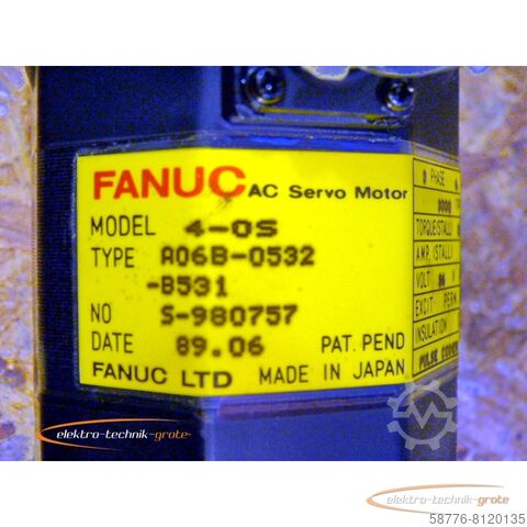 Jednostka sterująca Fanuc A06B-0532-B531 AC Servo Motor
