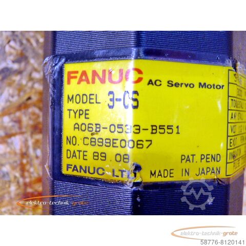 Fanuc motor Fanuc A06B-0533-B551 AC Servo Motor
