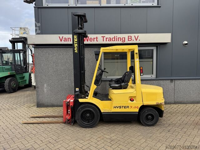 Hyster H3.00XM Duplex 460 Sideshift / Cascade Fork Positioner Perkins Diesel 2004 HYSTER H3.00XM Duplo 460 Sideshift / Cascade Vorkversteller Perkins Diesel 2004