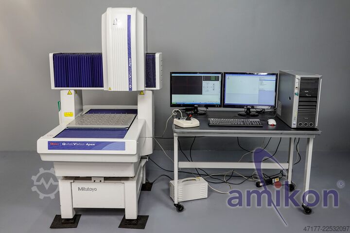 CNC görüntü ölçüm cihazı QVPAK ölçüm makinesi Mitutoyo Quick Vision Apex QV-X404P1L-C