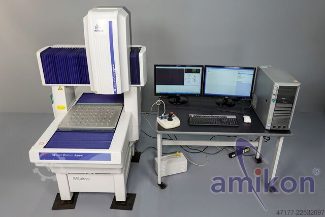 CNC görüntü ölçüm cihazı QVPAK ölçüm makinesi Mitutoyo Quick Vision Apex QV-X404P1L-C