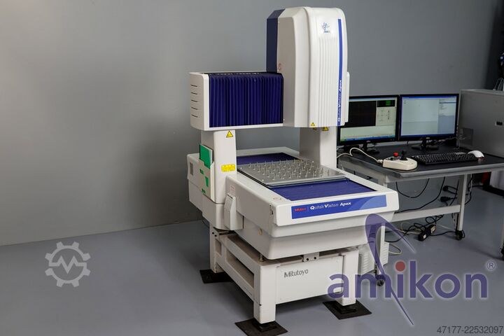 CNC görüntü ölçüm cihazı QVPAK ölçüm makinesi Mitutoyo Quick Vision Apex QV-X404P1L-C