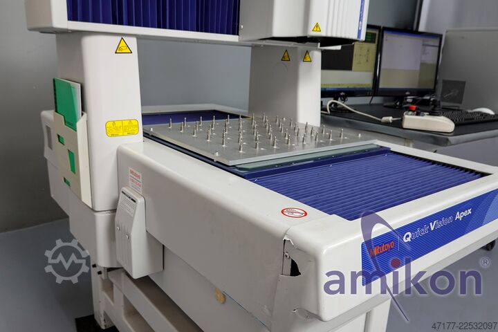CNC görüntü ölçüm cihazı QVPAK ölçüm makinesi Mitutoyo Quick Vision Apex QV-X404P1L-C