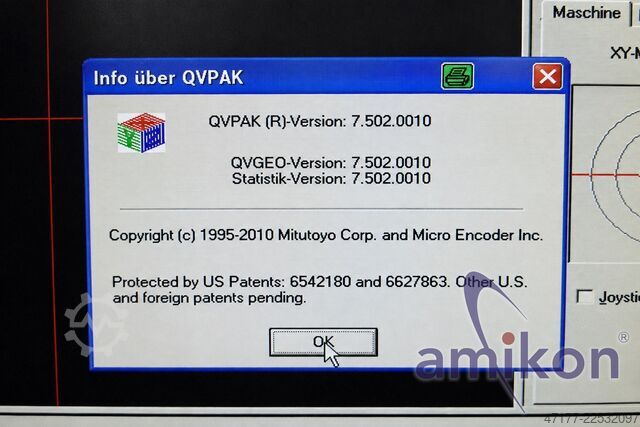 CNC görüntü ölçüm cihazı QVPAK ölçüm makinesi Mitutoyo Quick Vision Apex QV-X404P1L-C